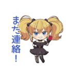 友達返信★金髪ゴスロリの女の子（個別スタンプ：29）