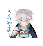 パーカー男子の深夜飯テロ（個別スタンプ：14）