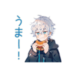パーカー男子の深夜飯テロ（個別スタンプ：23）