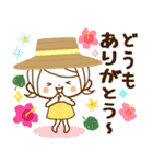 気くばり♡ゆるふわガール夏のやさしい敬語（個別スタンプ：7）