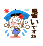 気くばり♡ゆるふわガール夏のやさしい敬語（個別スタンプ：18）