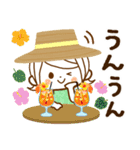 気くばり♡ゆるふわガール夏のやさしい敬語（個別スタンプ：35）