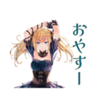 ゆる敬語★金髪ゴスロリツインテ女子（個別スタンプ：20）