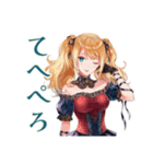ゆる敬語★金髪ゴスロリツインテ女子（個別スタンプ：31）