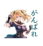 ゆる敬語★金髪ゴスロリツインテ女子（個別スタンプ：38）