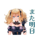 ゆる敬語★金髪ゴスロリツインテ女子（個別スタンプ：40）