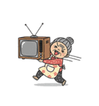 暴走おばあちゃんの日常（個別スタンプ：4）