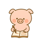 もうムリぶた (漢字) Ver4（個別スタンプ：38）