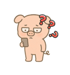もうムリぶた (にほんご) Ver4（個別スタンプ：16）