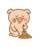 もうムリぶた (にほんご) Ver4（個別スタンプ：33）