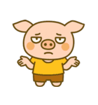 もうムリぶた (にほんご) Ver4（個別スタンプ：36）