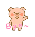 もうムリぶた (えいご) Ver4（個別スタンプ：26）