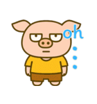 もうムリぶた (えいご) Ver4（個別スタンプ：27）