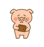 もうムリぶた (えいご) Ver4（個別スタンプ：35）