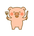 もうムリぶた (えいご) Ver4（個別スタンプ：37）