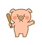 もうムリぶた (えいご) Ver4（個別スタンプ：39）