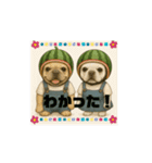 動くブヒブヒなかま（個別スタンプ：4）
