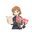 剣道 女子 部活 スポーツ 面白い (小)（個別スタンプ：18）
