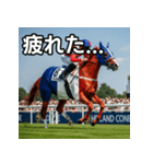 フランス国旗模様の競走馬（個別スタンプ：31）