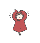 赤ずきんちゃん、1（個別スタンプ：40）