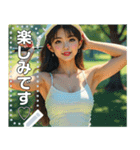 夏ゴルフ♡セクシーお姉さん（個別スタンプ：5）