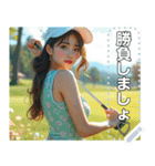 夏ゴルフ♡セクシーお姉さん（個別スタンプ：14）