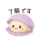 ココポンの夏にピッタリぷっくり絵文字（個別スタンプ：7）