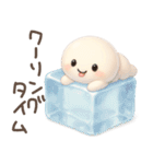 ココポンの夏にピッタリぷっくり絵文字（個別スタンプ：12）