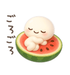 ココポンの夏にピッタリぷっくり絵文字（個別スタンプ：17）