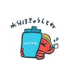 夏を感じる【たことやさしい仲間たち】（個別スタンプ：6）