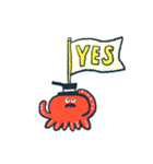 夏を感じる【たことやさしい仲間たち】（個別スタンプ：19）