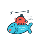 夏を感じる【たことやさしい仲間たち】（個別スタンプ：27）