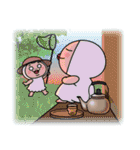 しろめちゃん・本気の夏（個別スタンプ：3）
