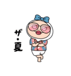 しろめちゃん・本気の夏（個別スタンプ：11）