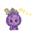 表情で伝える♡プリンセス・アメジスト（個別スタンプ：8）