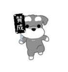 かわいいシュナ犬ポップアップ（個別スタンプ：13）