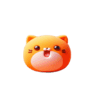 まんまるネコの使える表情集（個別スタンプ：6）