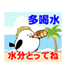 シマエナガのハワイ生活 日本語×台湾華語（個別スタンプ：22）