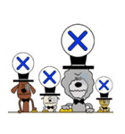 * 犬のスタンプ 2 *（個別スタンプ：4）