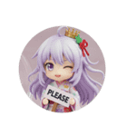 スタンダードみなみちゃんセット(丸型)（個別スタンプ：5）