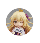 スタンダードみなみちゃんセット(丸型)（個別スタンプ：6）