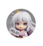 スタンダードみなみちゃんセット(丸型)（個別スタンプ：8）