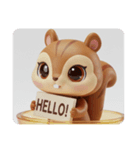 リスちゃんカプセルトイ(四角型)（個別スタンプ：4）