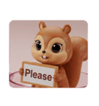 リスちゃんカプセルトイ(四角型)（個別スタンプ：5）