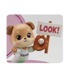 ダイビング犬ちゃん(四角型)（個別スタンプ：5）