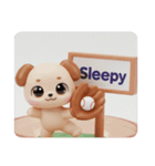 ダイビング犬ちゃん(四角型)（個別スタンプ：8）