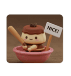 バッティングティラミス(四角型)（個別スタンプ：4）