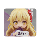 アサイーを食べているみなみちゃん（個別スタンプ：4）