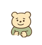やわらかクマのグリーンスタイル（個別スタンプ：12）
