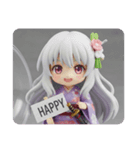 サムライ精霊みなみちゃん（個別スタンプ：8）